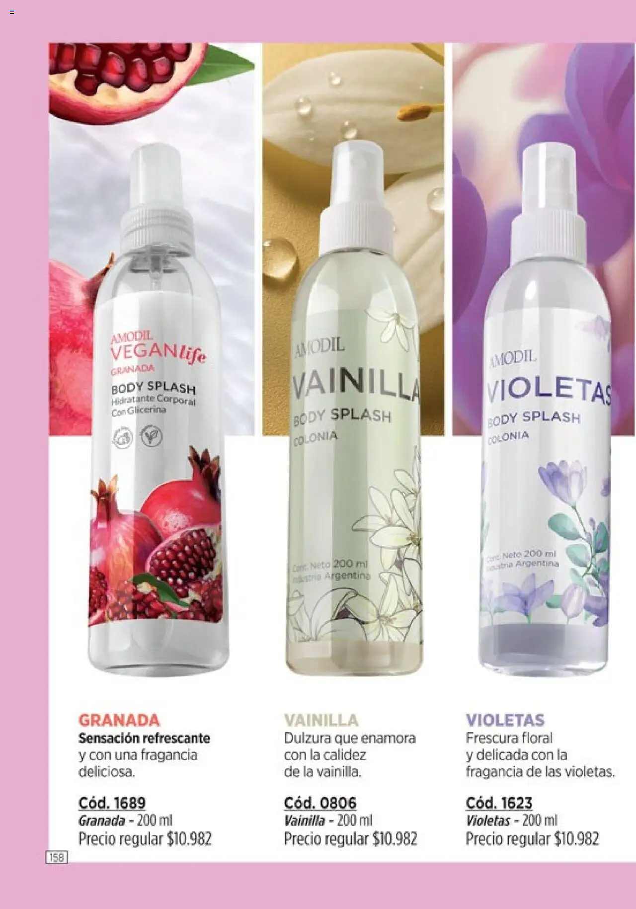 Catálogo Amodil Campaña 16 │ válido desde el 01.10.2025 | Página: 158 | Productos: Body, Fragancia