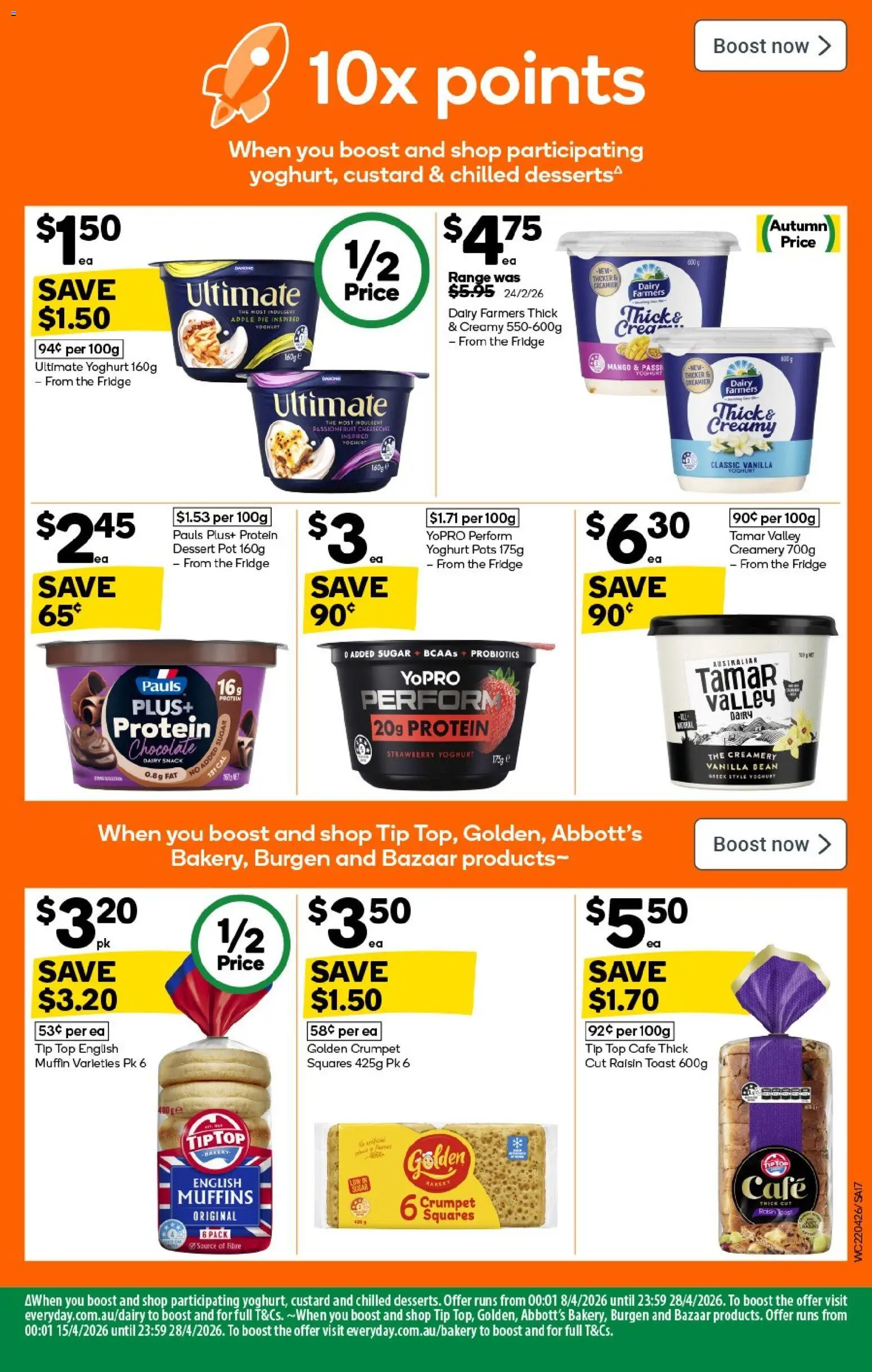 Woolworths catalogue - valid from 22.04.2026 | Page: 17 | Products: Dairy, Chocolate, Mango, Fridge
