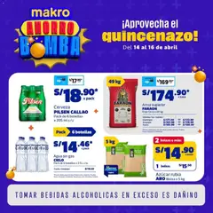 Vista previa de folleto Makro - Volante FDS#1 Abril de la Makro válido desde 14.04.2026