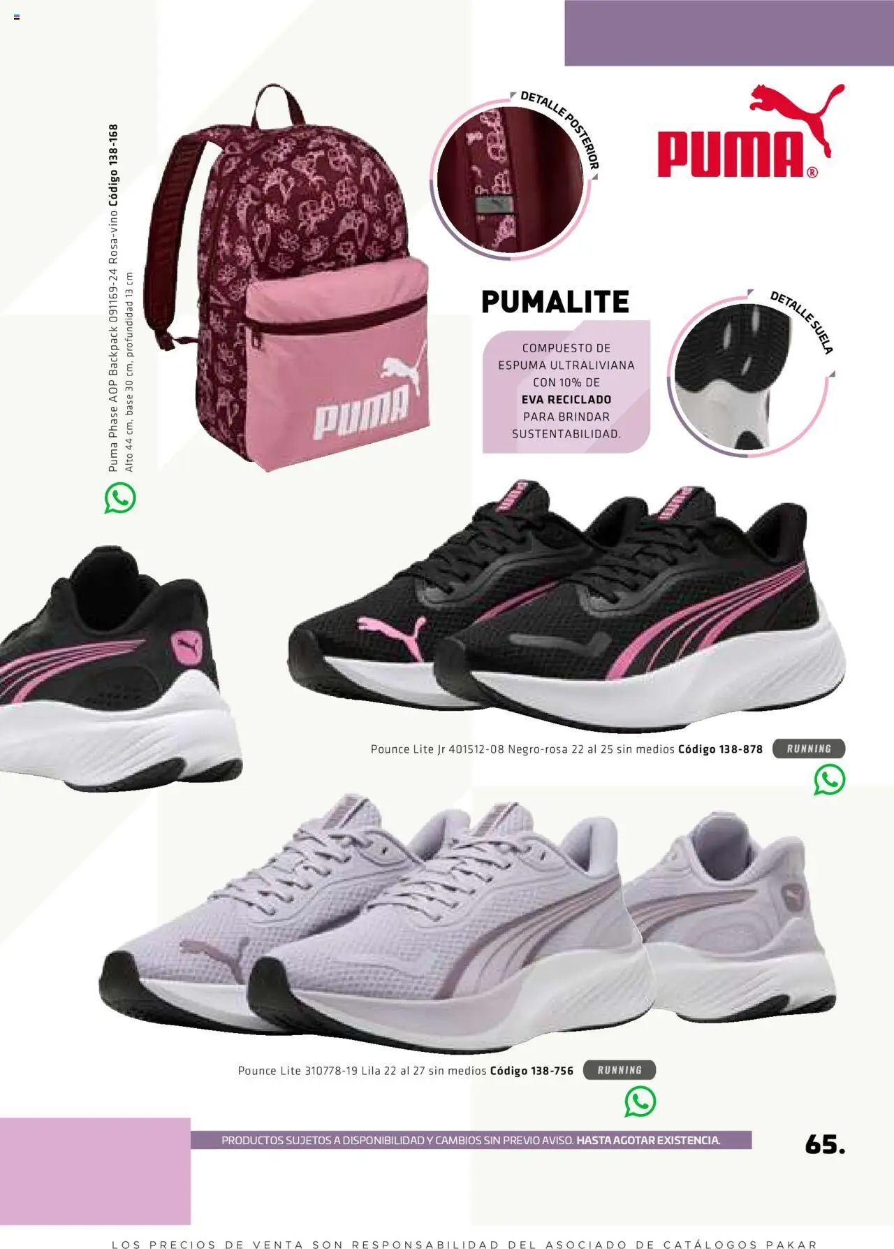 Nuevas ofertas de SC Pakar válidas en toda la República Mexicana desde el 29.08.2025. ¡Encuentra las mejores ofertas en SC Pakar - Catálogo Otoño Women! | Página: 65 | Productos: Espuma