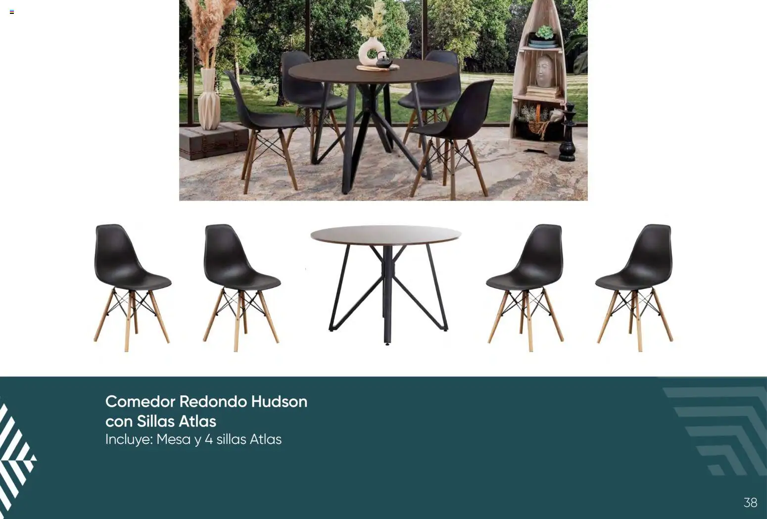 Nuevas ofertas de Muebles Dico válidas en toda la República Mexicana desde el 05.01.2026. ¡Encuentra las mejores ofertas en Muebles Dico catálogo Roma Condesa! | Página: 37 | Productos: Mesa