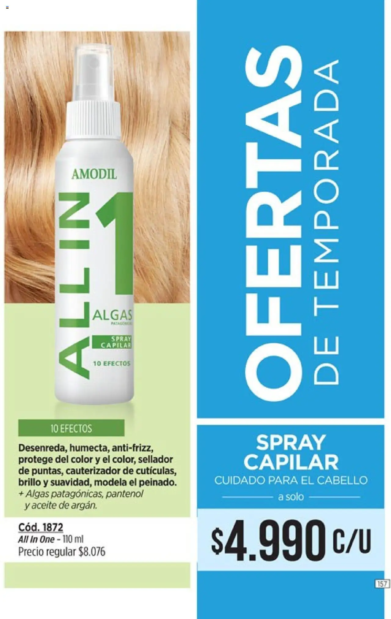 Catálogo Amodil Campaña 12 │ válido desde el 26.06.2025 | Página: 157 | Productos: Aceite, Brillo