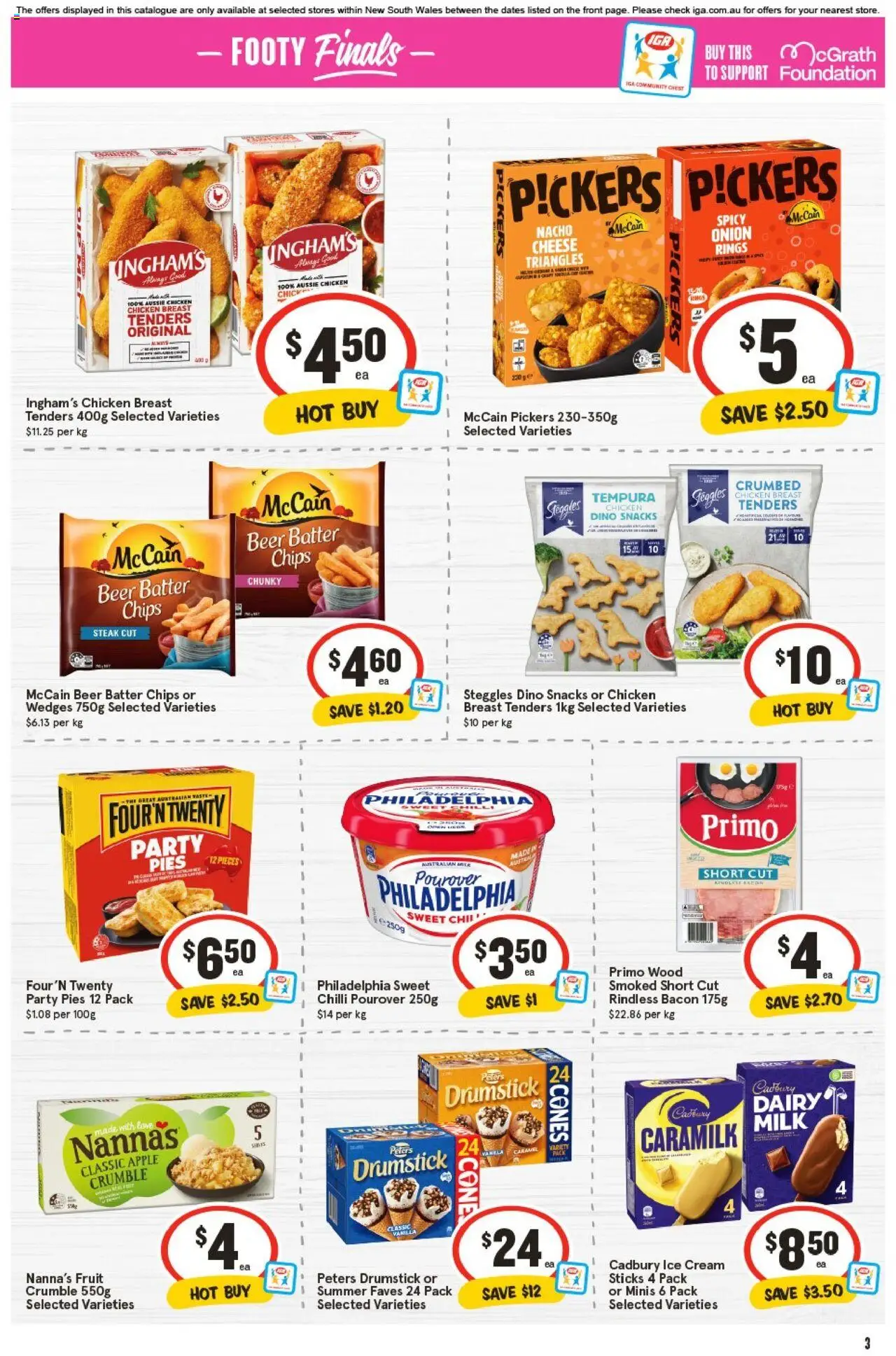 IGA catalogue - valid from 10.09.2025 | Page: 4 | Products: Dairy, Cheese, Chips, Steak