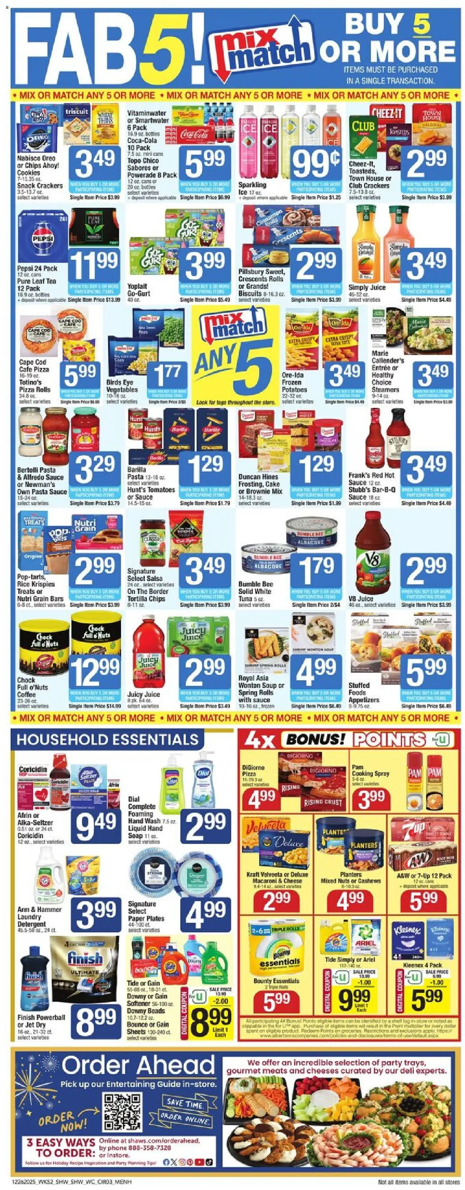 Shaw's Weekly Ad - NH - valid from 26.12.2025 | Page: 3 | Products: Cheese, Soap, Chips, Sauce