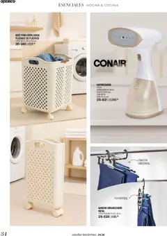 Vista previa de Andrea - Catálogo - Tu Hogar este Otoño, nuevo folleto de la tienda, válido en México a partir del 24.08.2025 | Página: 34 | Productos: Cable, Organizador, Cocina, Ropa