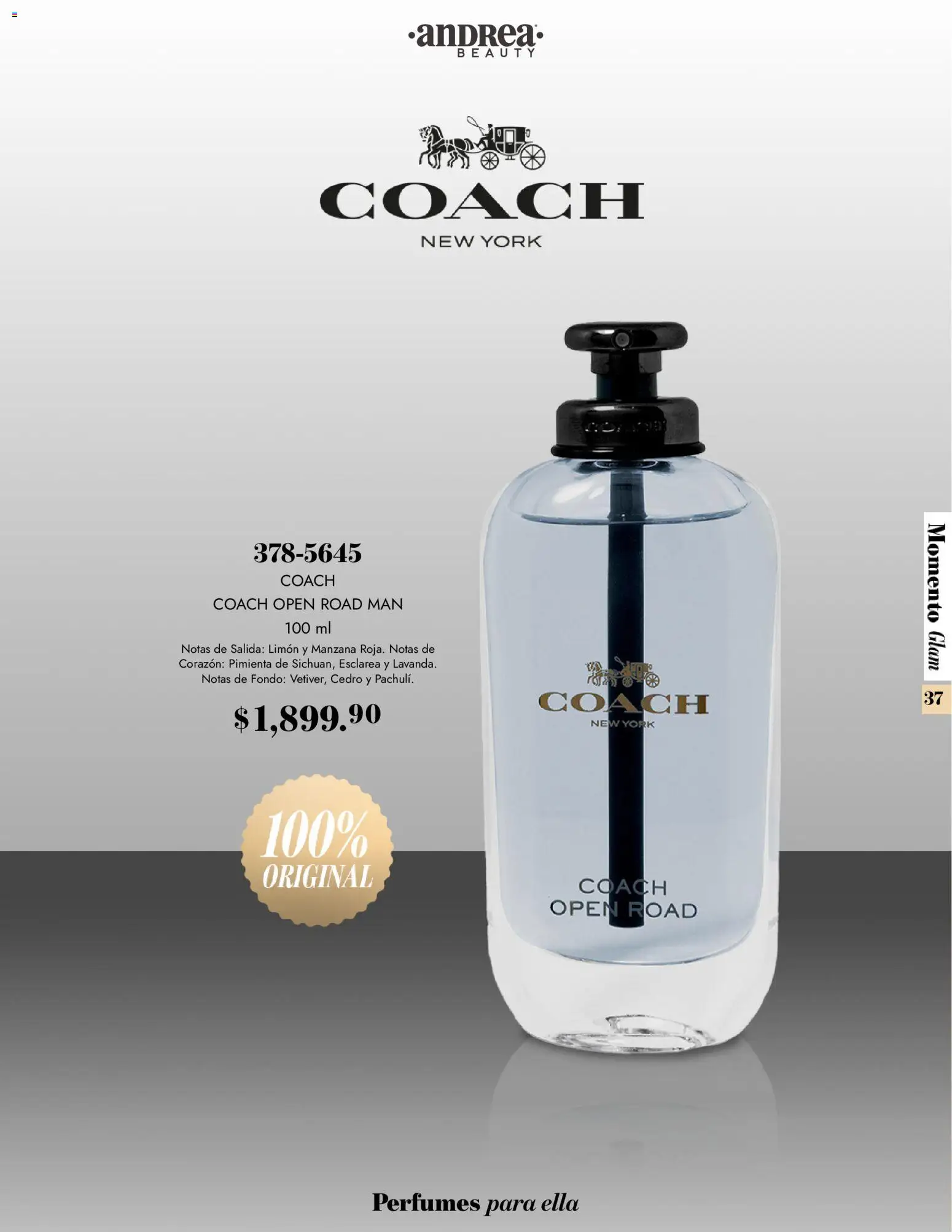 Nuevas ofertas de Andrea válidas en toda la República Mexicana desde el 26.10.2025. ¡Encuentra las mejores ofertas en Andrea catálogo Momento Glam! | Página: 37 | Productos: Pimienta, Manzana, Limón