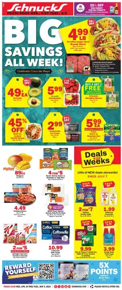 Preview of Schnucks weekly ads valid from 29.04.2026
