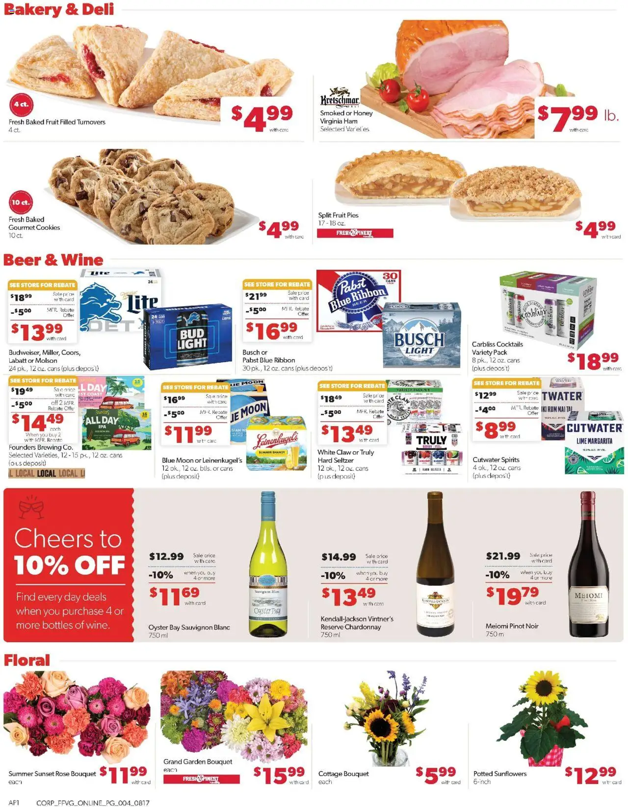 Family Fare Weekly Ad - valid from 17.08.2025 | Page: 11 | Products: Wine, Beer, Cookies, Lime