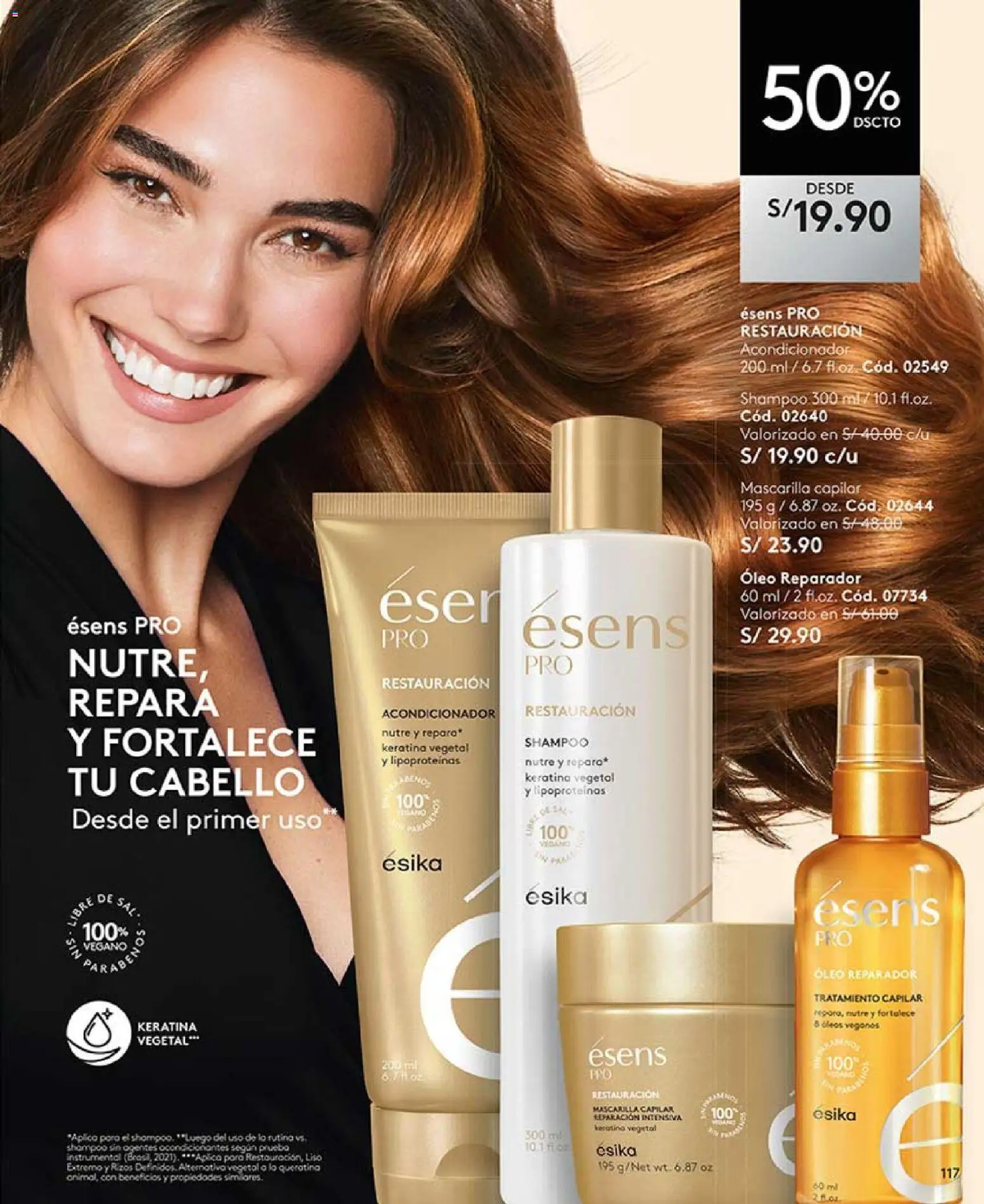 Catálogo Ésika válido desde 14.11.2025 | Página: 129 | Productos: Shampoo, Acondicionador