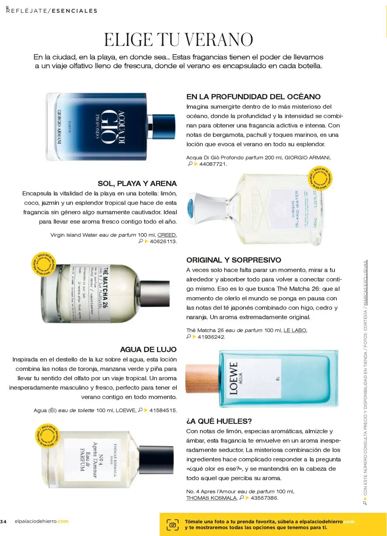 Nuevas ofertas de Palacio De Hierro válidas en toda la República Mexicana desde el 01.07.2025. ¡Encuentra las mejores ofertas en Palacio De Hierro catálogo! | Página: 40 | Productos: Agua, Piña, Té, Sobre