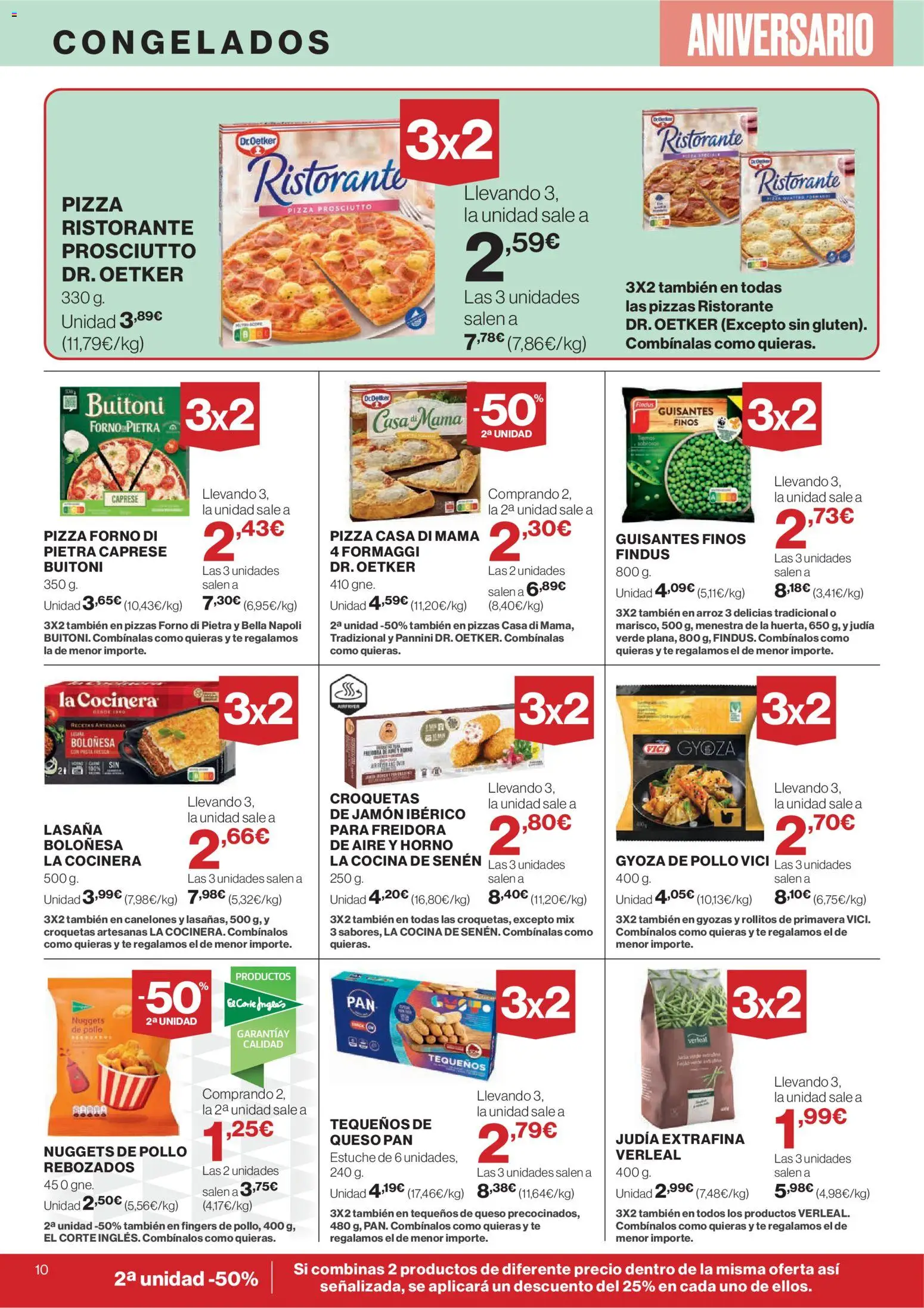 Nuevas ofertas de El Corte Inglés válidas en toda la República Mexicana desde el 23.10.2025. ¡Encuentra las mejores ofertas en El Corte - Catálogo Que necesitas hoy! | Página: 14 | Productos: Pollo, Queso, Pizza, Té