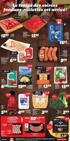 Preview of IGA weekly flyer / circulaire from shop IGA valid from 16.10.2025 | Page: 11 | Products: Beef, Cheese, Salami, Chicken