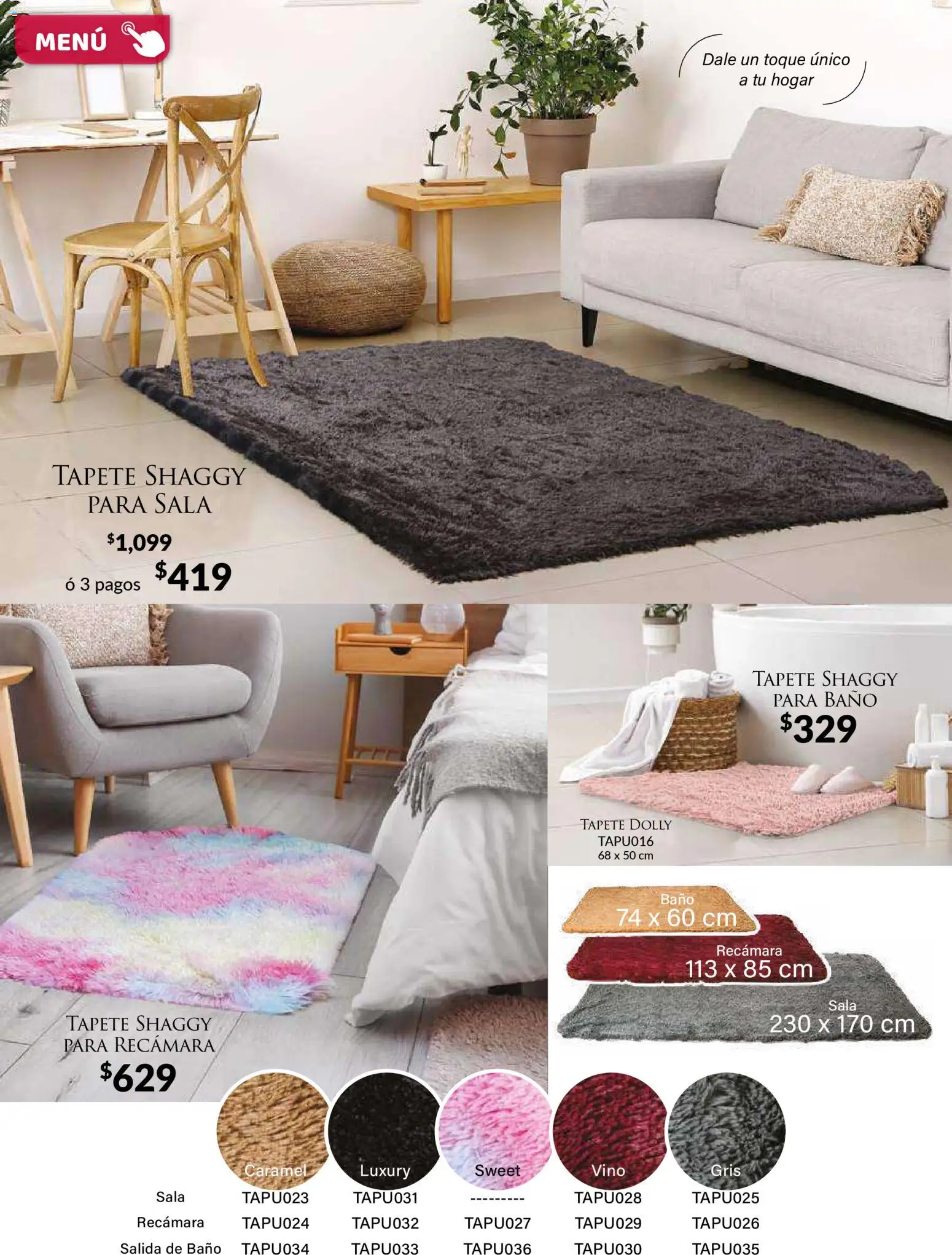 Nuevas ofertas de Colchas Concord válidas en toda la República Mexicana desde el 01.02.2026. ¡Encuentra las mejores ofertas en Colchas Concord catálogo! | Página: 130 | Productos: Baño, Tapete