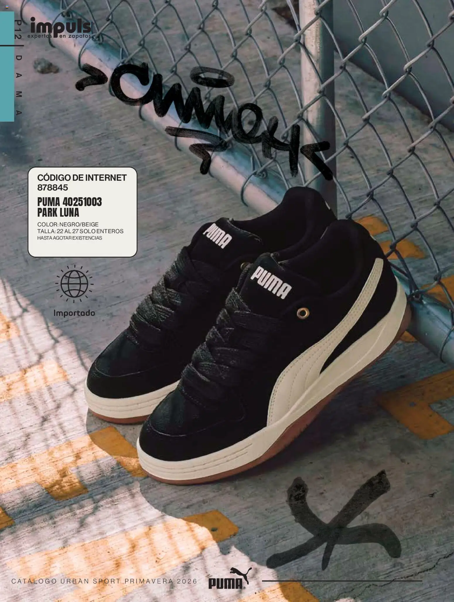 Nuevas ofertas de Impuls válidas en toda la República Mexicana desde el 01.03.2026. ¡Encuentra las mejores ofertas en Impuls catálogo Urban Sport! | Página: 14 | Productos: Zapatos