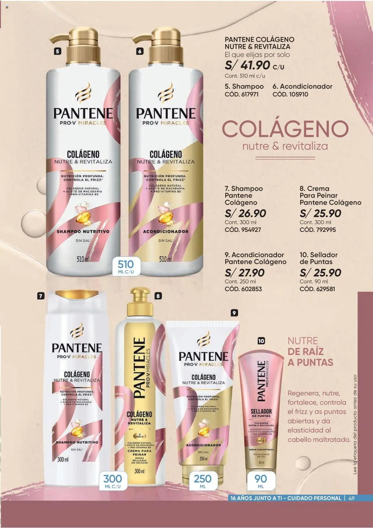Catálogo Azzorti válido desde 15.09.2025 | Página: 49 | Productos: Shampoo, Acondicionador, Aceite, Crema