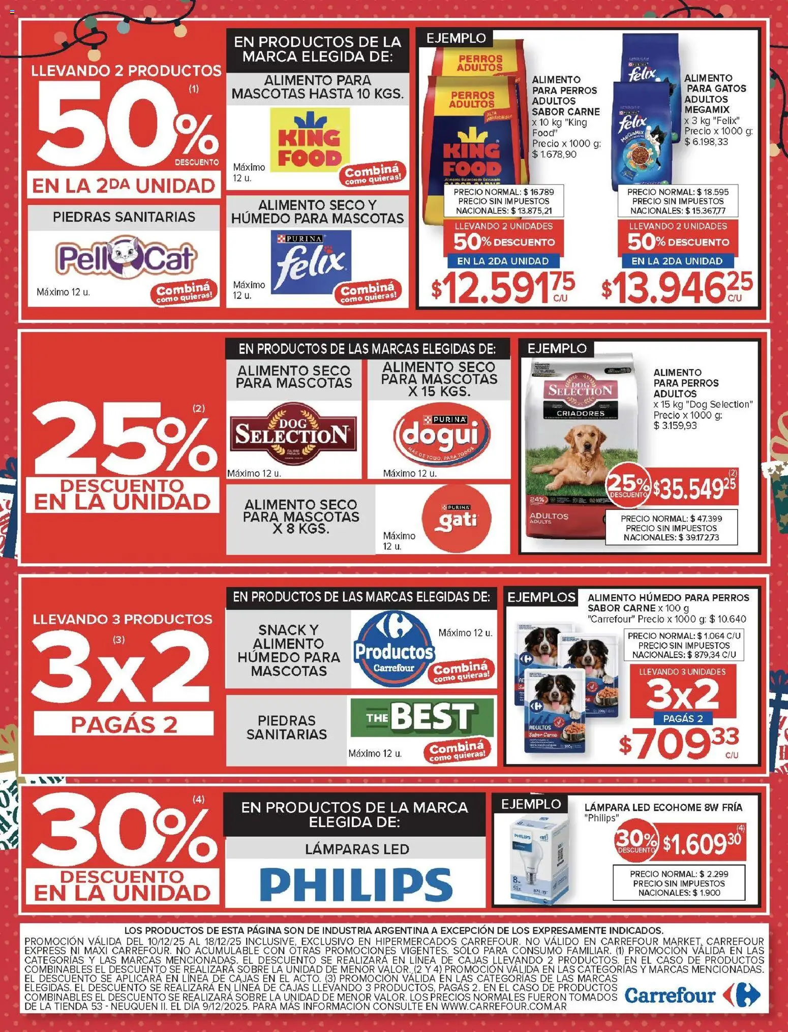 Carrefour ofertas │ válido desde el 10.12.2025 | Página: 20 | Productos: Caso, Sobre, Lámpara