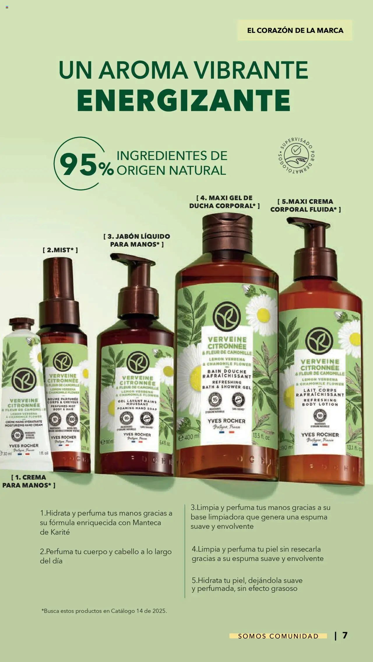 Nuevas ofertas de Yves Rocher válidas en toda la República Mexicana desde el 07.10.2025. ¡Encuentra las mejores ofertas en Yves Rocher - Catálogo Somos Comunidad! | Página: 7 | Productos: Jabón líquido, Espuma, Body, Crema corporal