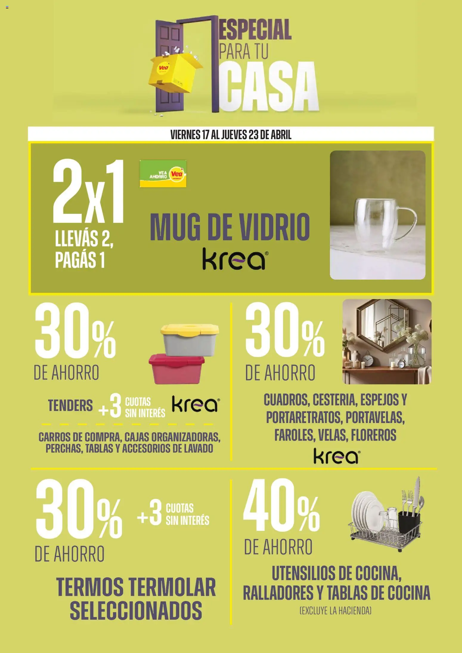 Vea - Ofertas especial para tu casa │ válido desde el 17.04.2026 | Página: 7 | Productos: Cocina