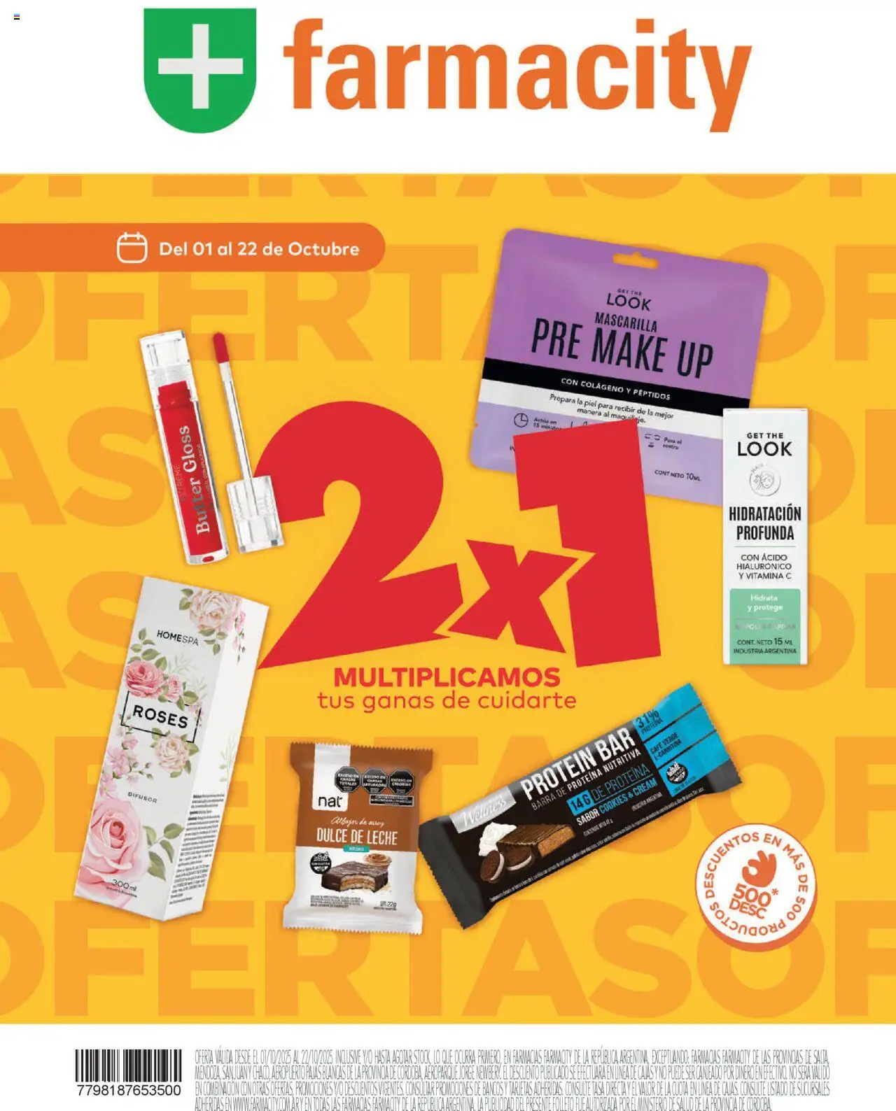 Farmacity catálogo │ válido desde el 01.10.2025 | Página: 1 | Productos: Dulce de leche, Ampolla, Leche, Café