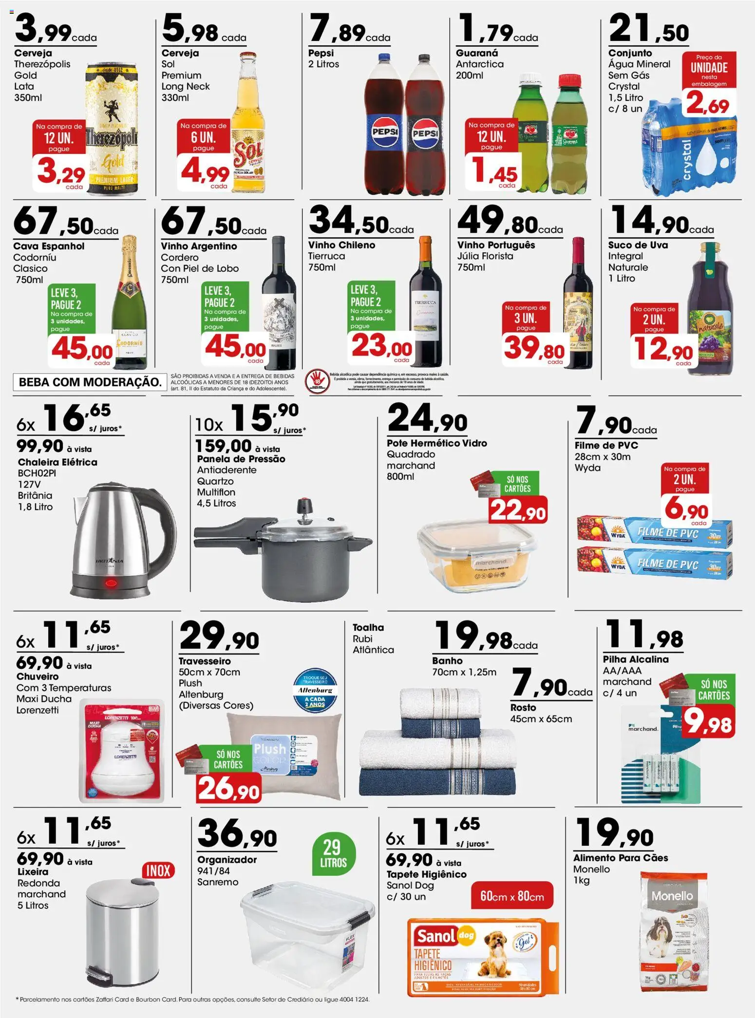 Zaffari Folheto - válido de 27.04.2026 | Página: 3 | Produtos: Chaleira, Chaleira elétrica, Suco, Bebida