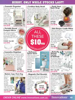 Innovations catalogue - valid from 04.06.2025 | Page: 9 | Products: Shower, Sandals, Bathroom, Pillow