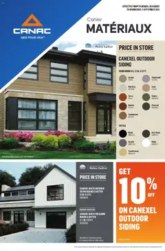Preview of Canac flyer - Cahier Matériaux from shop Canac valid from 28.08.2025