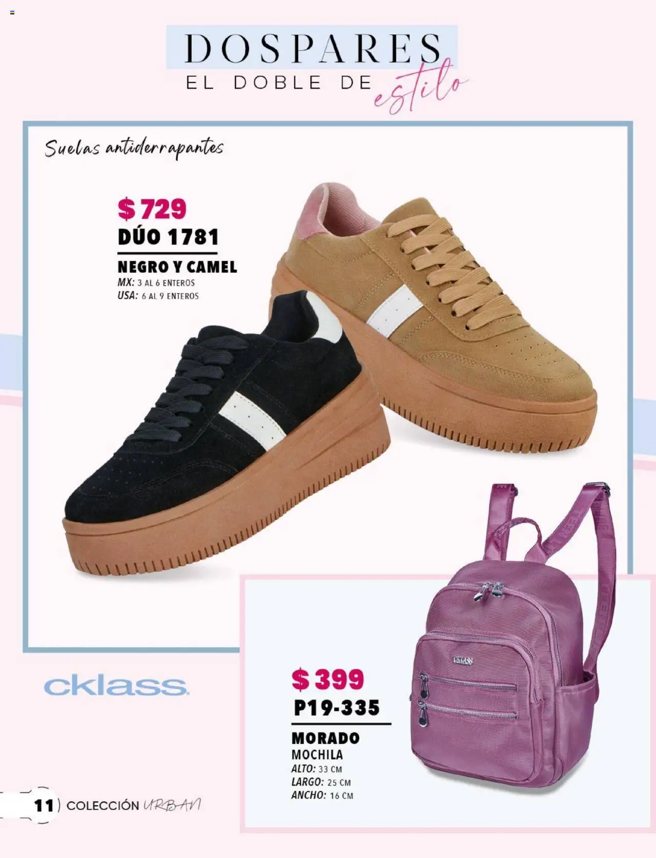 Nuevas ofertas de Cklass válidas en toda la República Mexicana desde el 15.08.2025. ¡Encuentra las mejores ofertas en Cklass - Catálogo Urban Week! | Página: 12 | Productos: Mochila