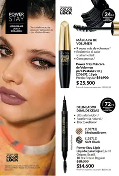 Vista previa Catálogo AVON Campaña 4/2026 válido desde el 01.04.2026 | Página: 32 | Productos: Maquillaje, Máscara, Delineador
