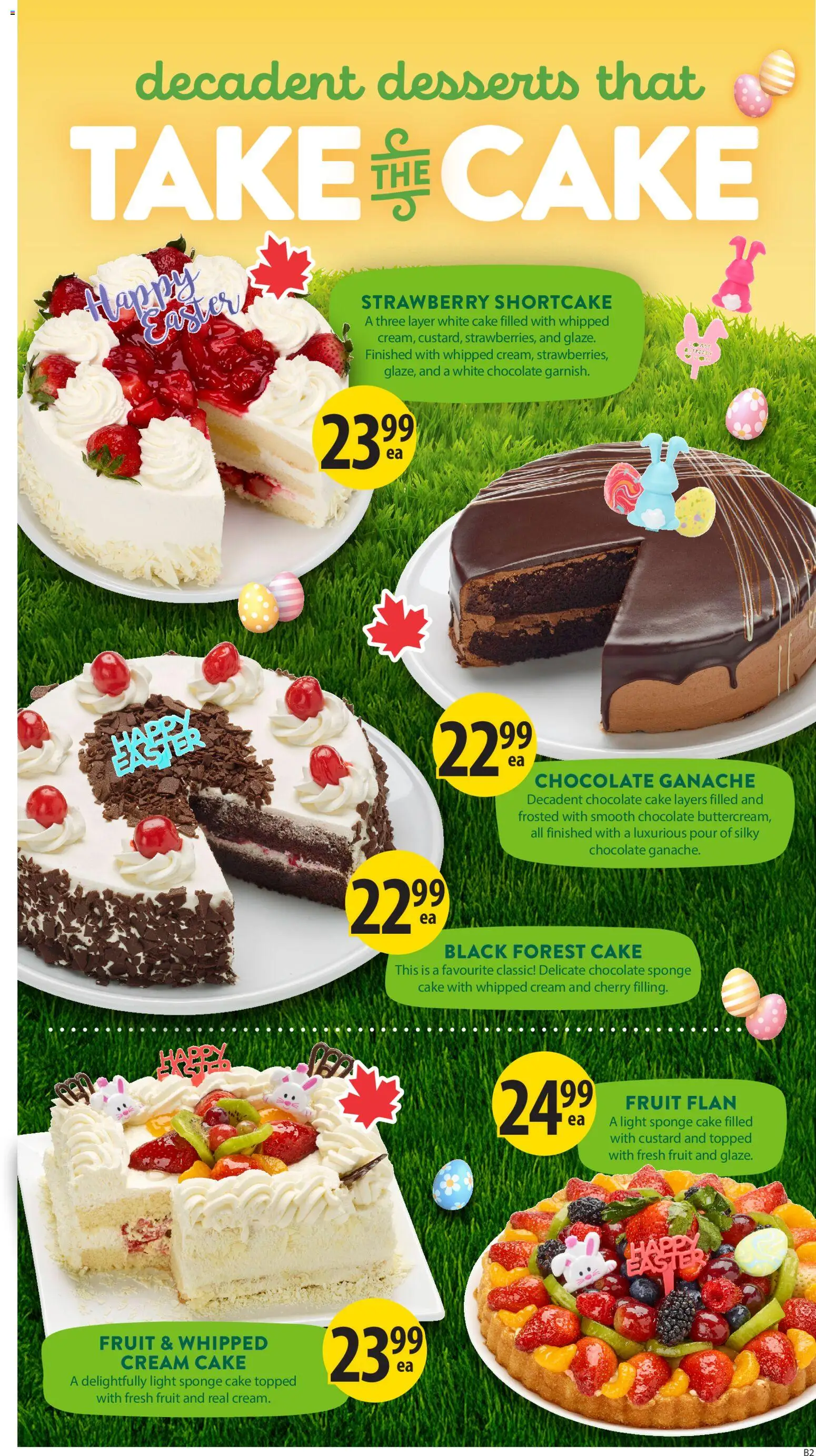 Save on foods flyer valid from 02.04.2026 | Page: 11 | Products: Cream, Sponge, Chocolate