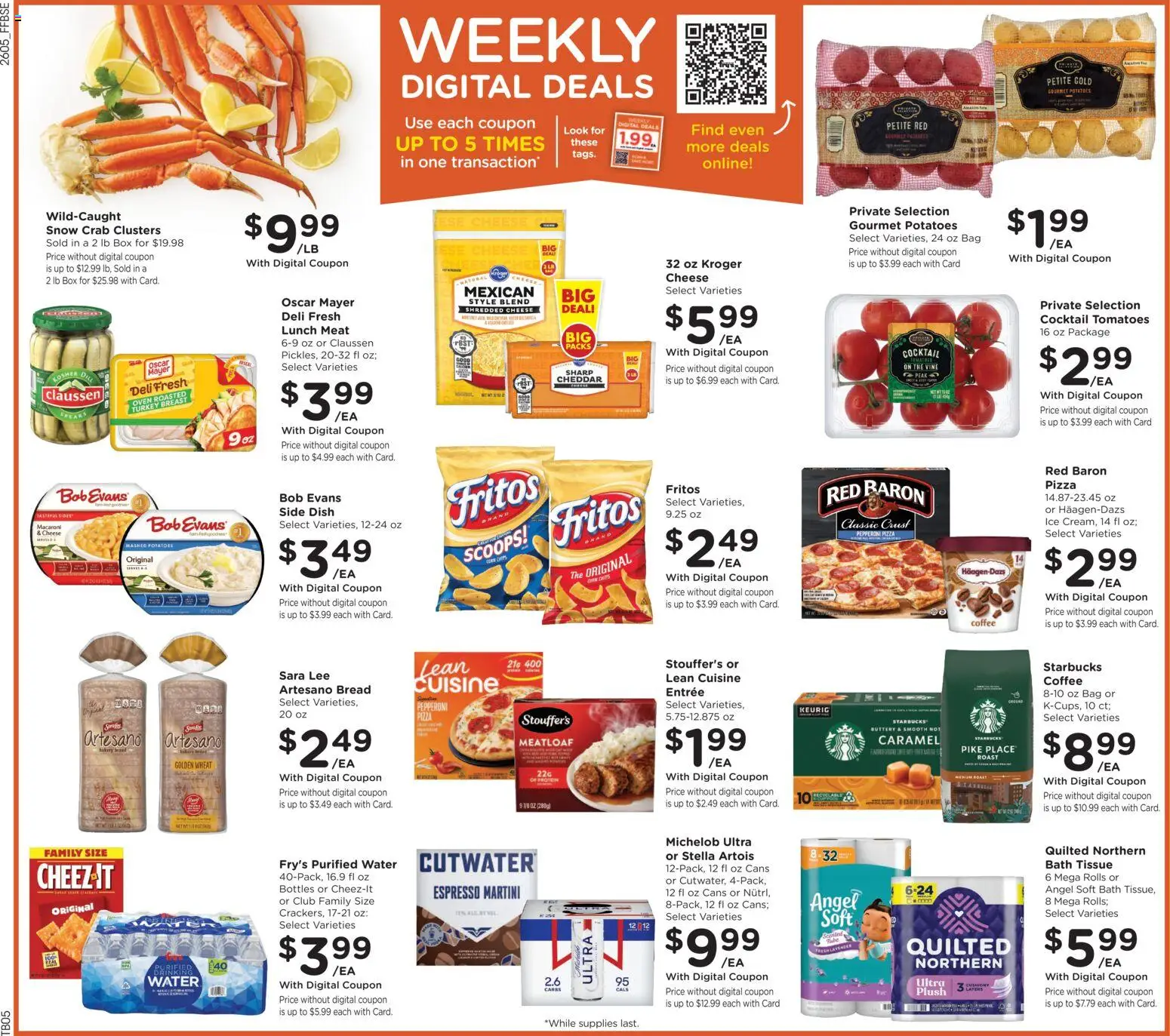 Fry's Food Weekly Ad - valid from 04.03.2026 | Page: 2 | Products: Box, Bread, Pizza, Bag