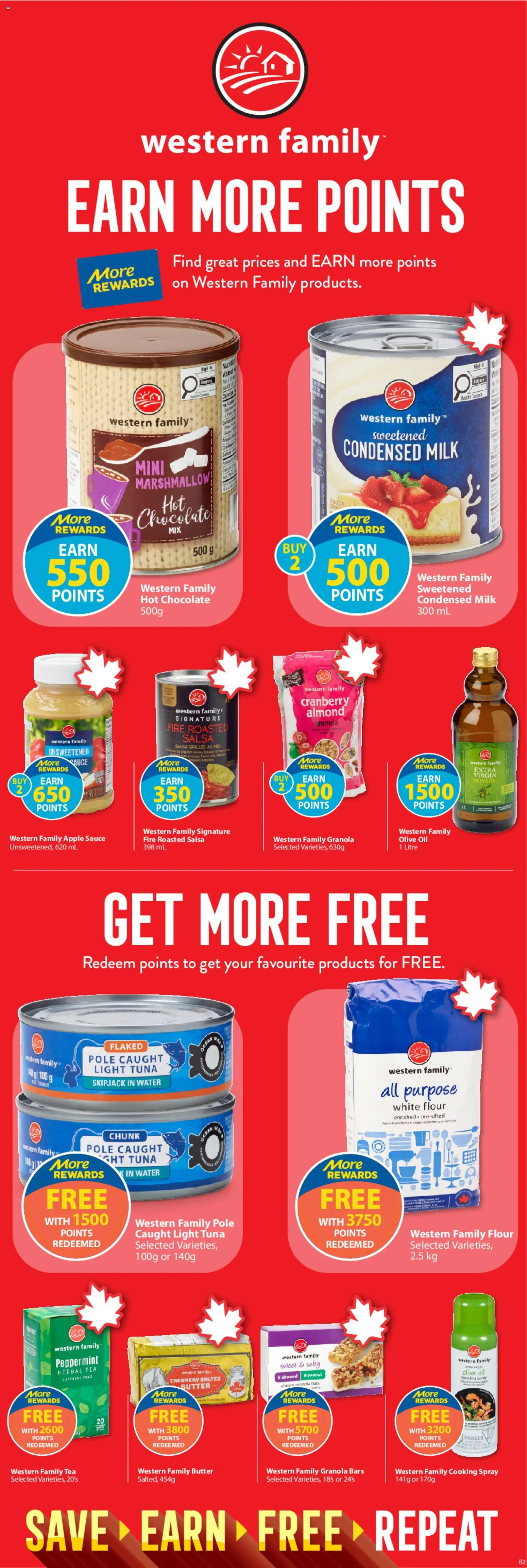 Save on foods flyer valid from 11.12.2025 | Page: 36 | Products: Tea, Milk, Butter, Chocolate
