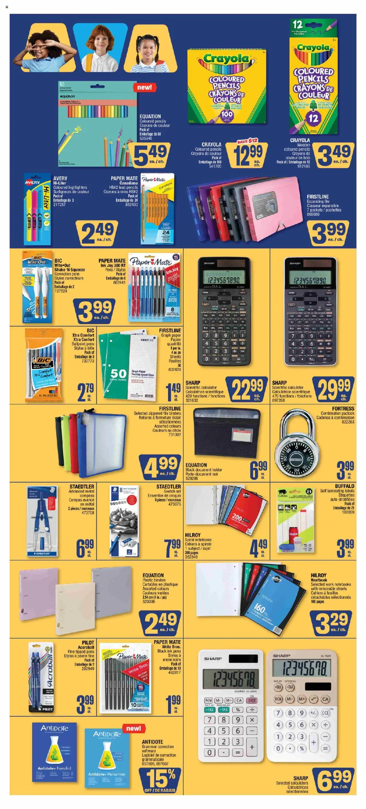 Jean Coutu flyer valid from 21.08.2025 | Page: 2 | Products: Calculator
