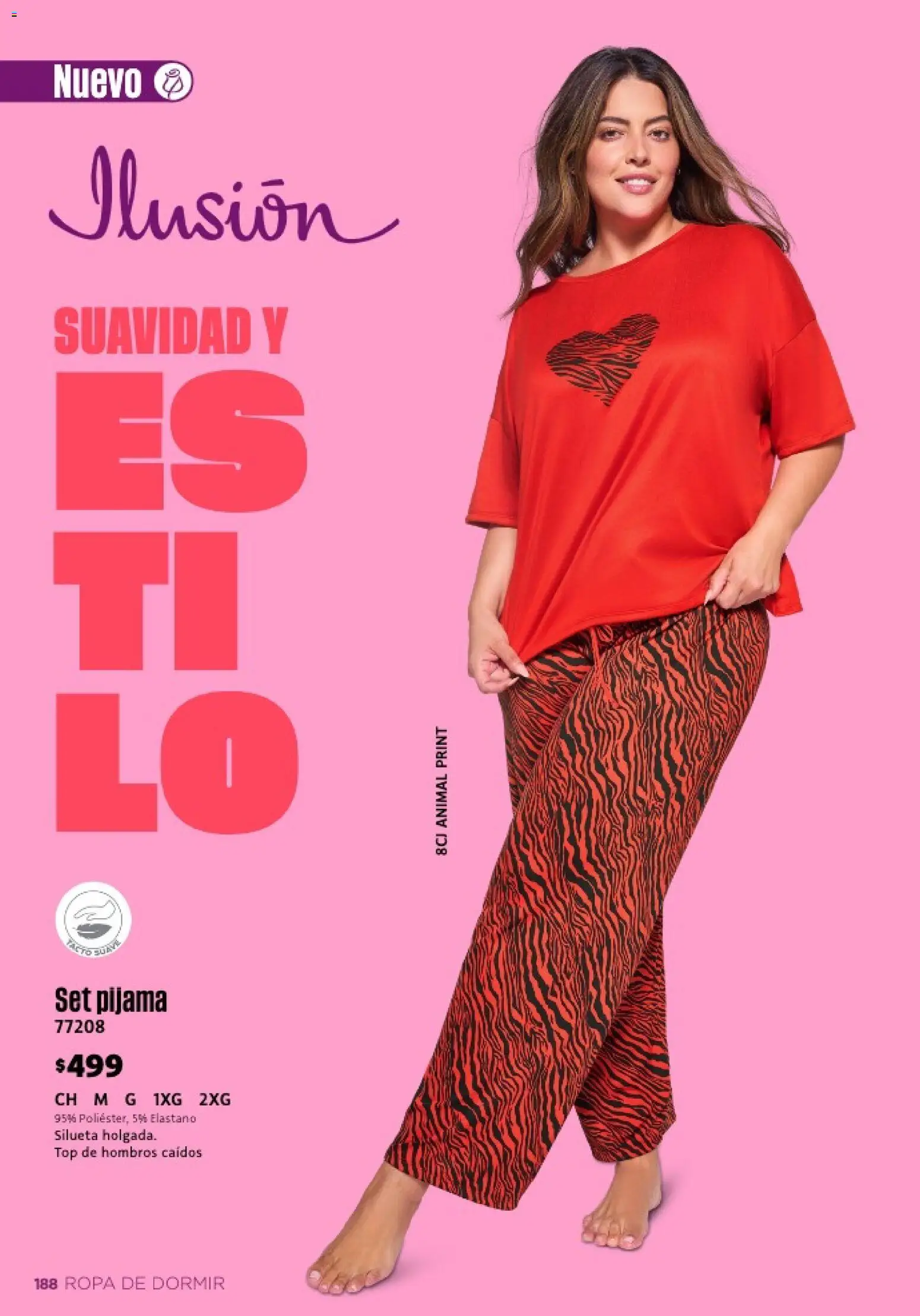 Nuevas ofertas de Ilusión válidas en toda la República Mexicana desde el 01.02.2026. ¡Encuentra las mejores ofertas en Ilusión catálogo Primavera! | Página: 190 | Productos: Pijama, Ropa, Top