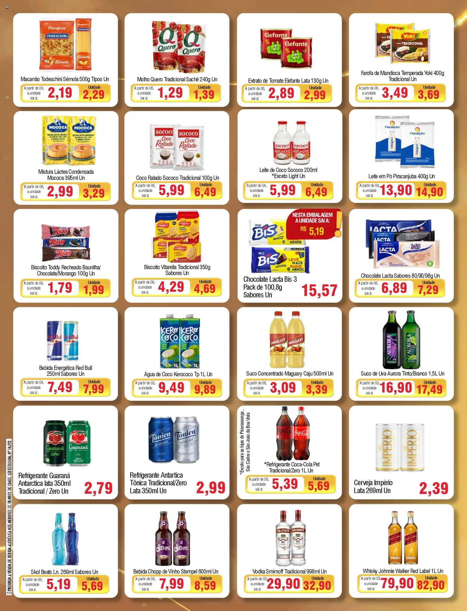 Spani Atacadista Folheto - válido de 09.12.2025 | Página: 3 | Produtos: Coco, Suco, Macarrão, Vodka