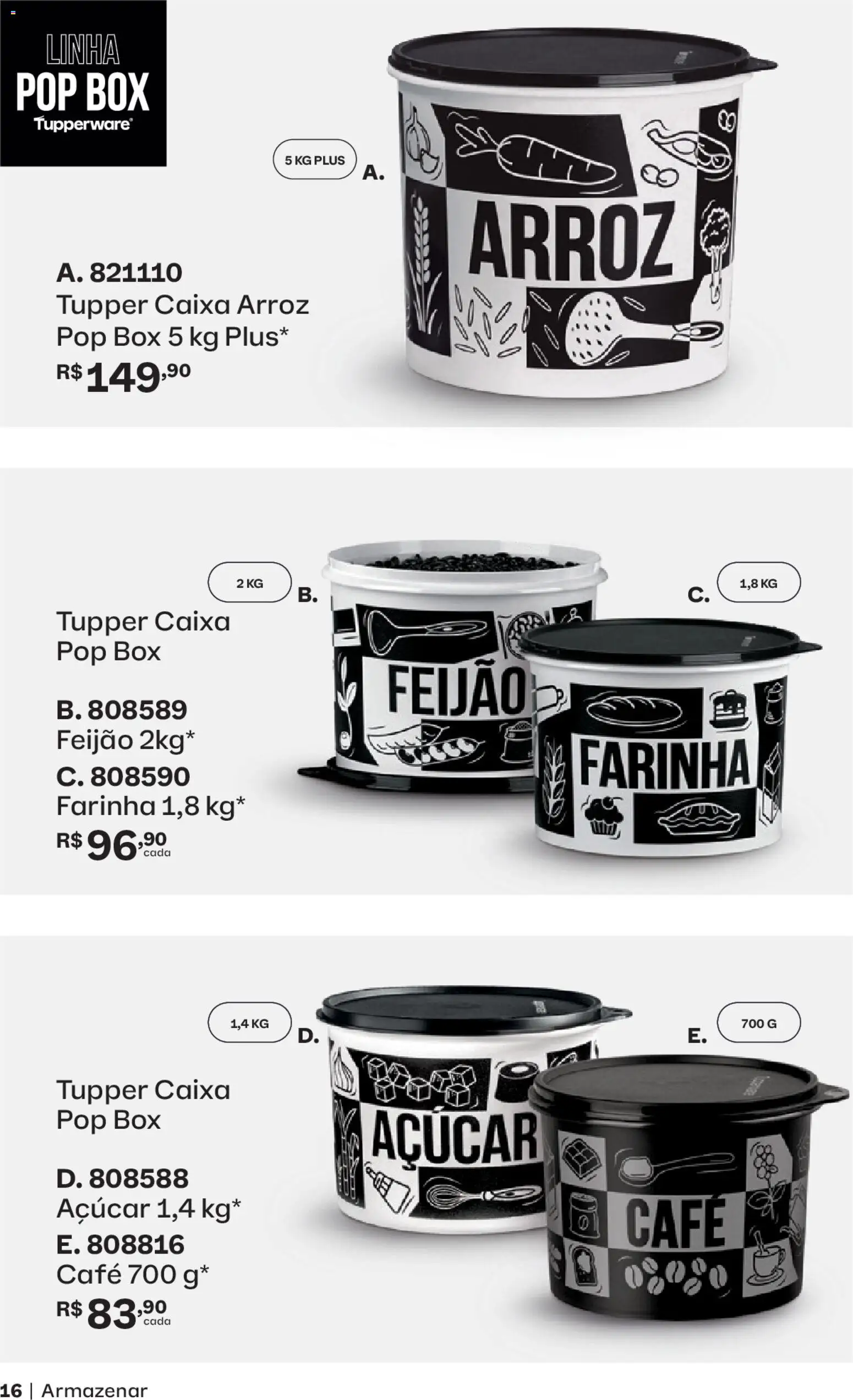 Tupperware Folheto - válido de 01.01.2026 | Página: 16 | Produtos: Feijão, Café, Arroz, Açúcar