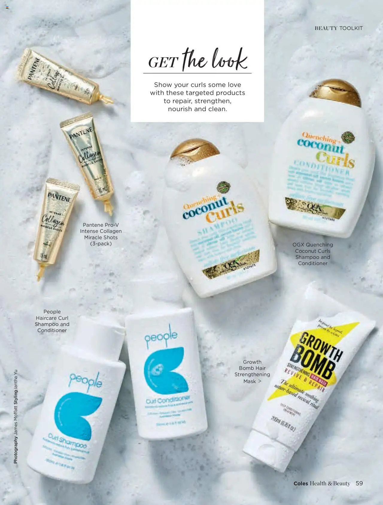 Coles catalogue - valid from 07.10.2024 | Page: 59 | Products: Shampoo, Conditioner, Hair mask, Mask
