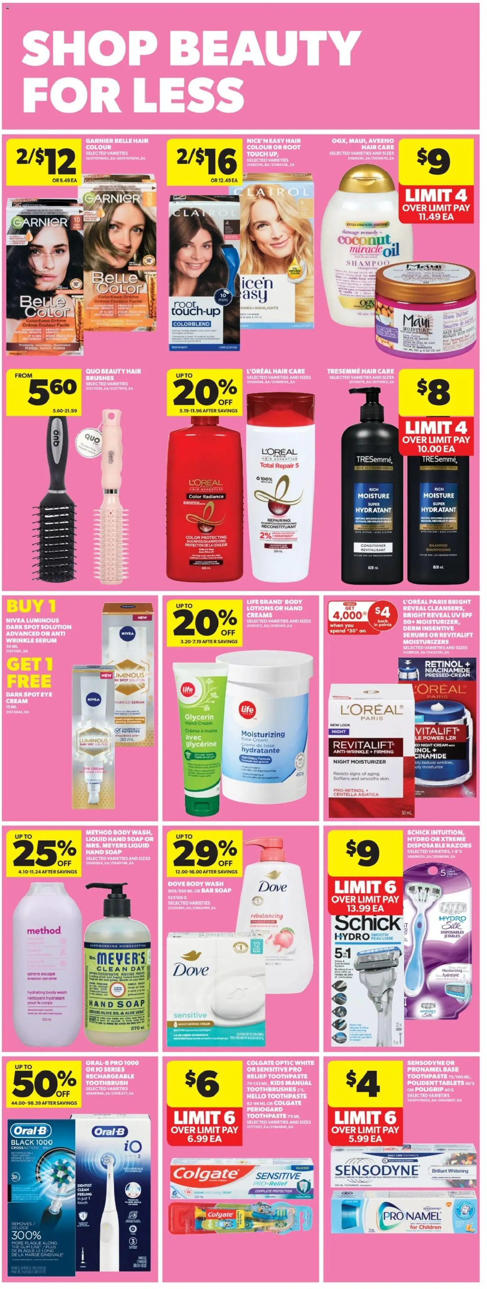 Real Canadian Superstore flyer valid from 18.12.2025 | Page: 26 | Products: Cream, Mask, Soap, Toothpaste