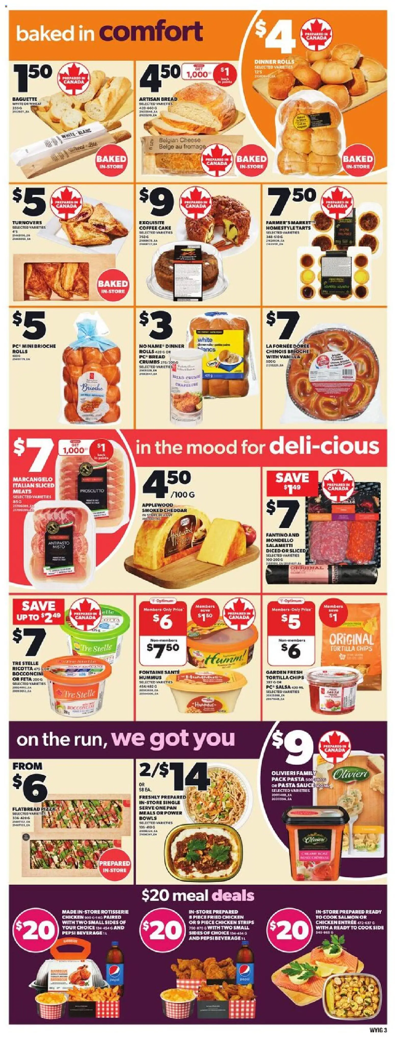Independent Grocer flyer valid from 04.12.2025 | Page: 6 | Products: Pasta, PC, Cheese, Bread