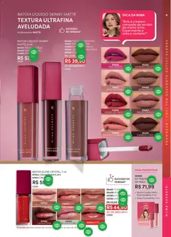 Eudora - Revista 02/2026 - Pré-Visualização do folheto da loja Eudora, válido de 08.01.2026 | Página: 70 | Produtos: Hibisco, Batom