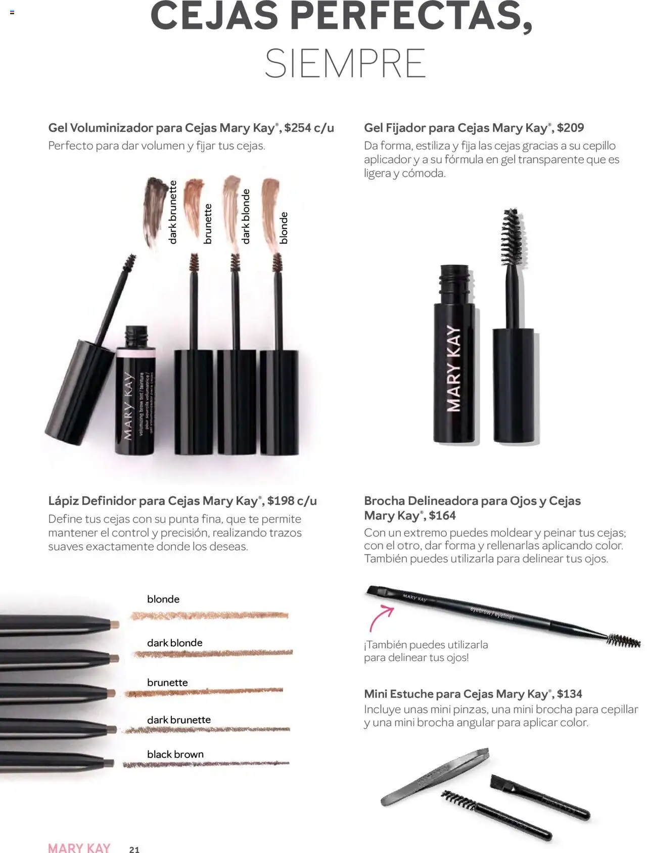 Nuevas ofertas de Mary Kay válidas en toda la República Mexicana desde el 01.07.2025. ¡Encuentra las mejores ofertas en Mary Kay catálogo! | Página: 21 | Productos: Cepillo, Fijador, Estuche, Té