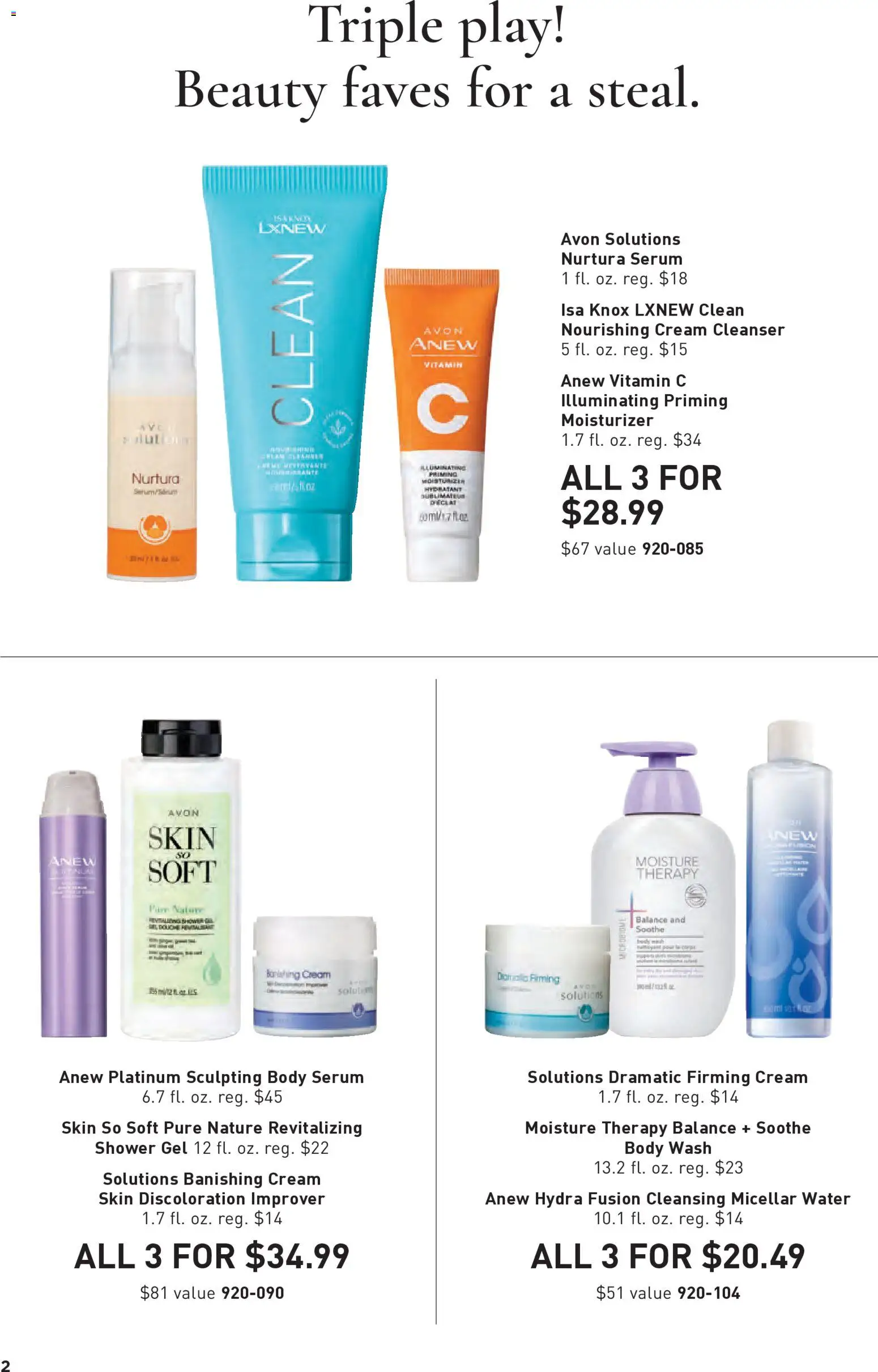 Avon Good Buys Flyer - valid from 22.10.2025 | Page: 2 | Products: Vitamin, Shower, Cream, Body Wash