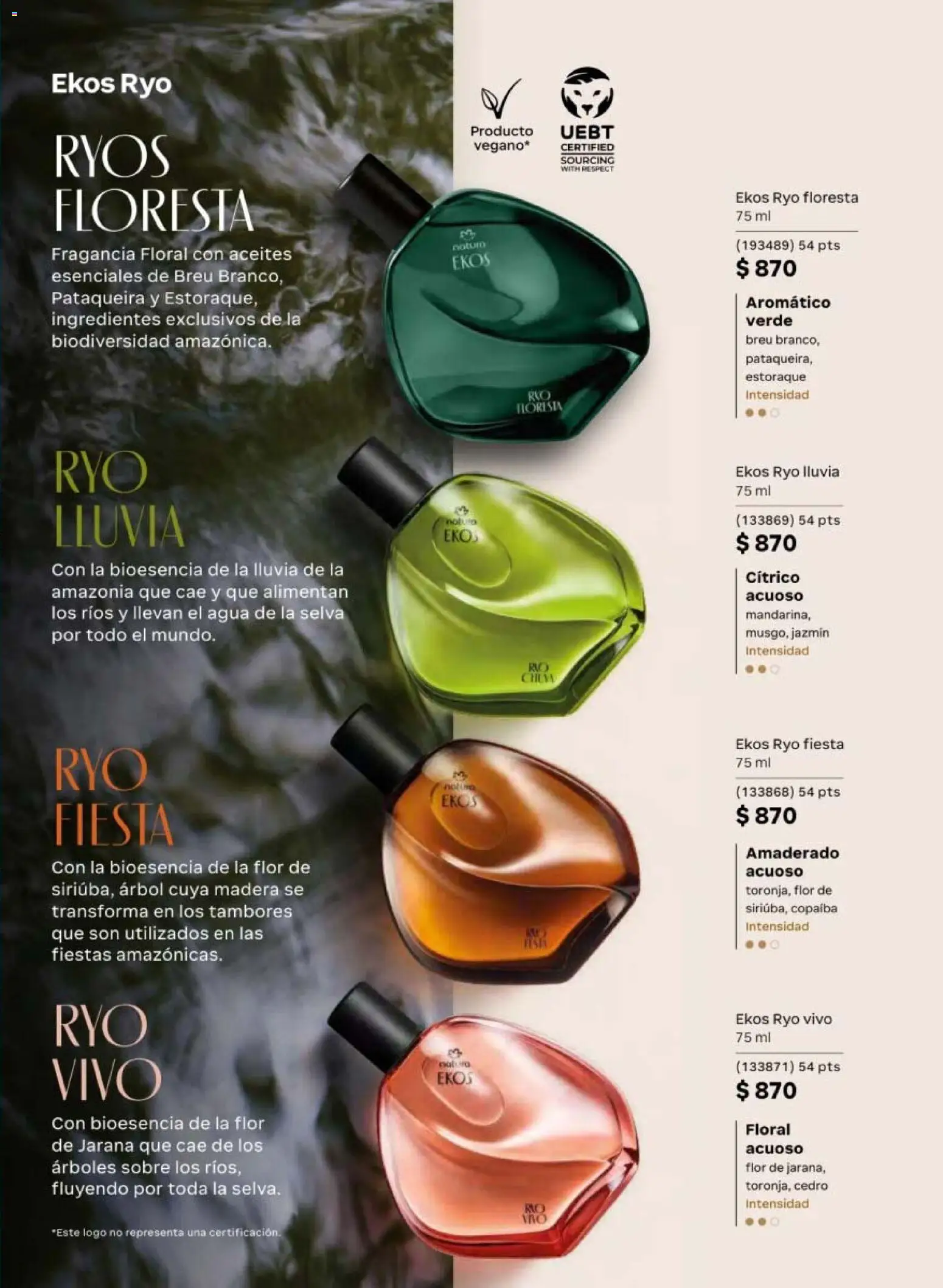 Nuevas ofertas de Natura válidas en toda la República Mexicana desde el 13.03.2026. ¡Encuentra las mejores ofertas en Natura campaña 5 2026! | Página: 39 | Productos: Agua, Fragancia, Sobre