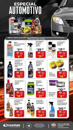 Semar Supermercado - Ofertas Especial Automotivo - Pré-Visualização do folheto da loja Semar Supermercado, válido de 23.07.2025