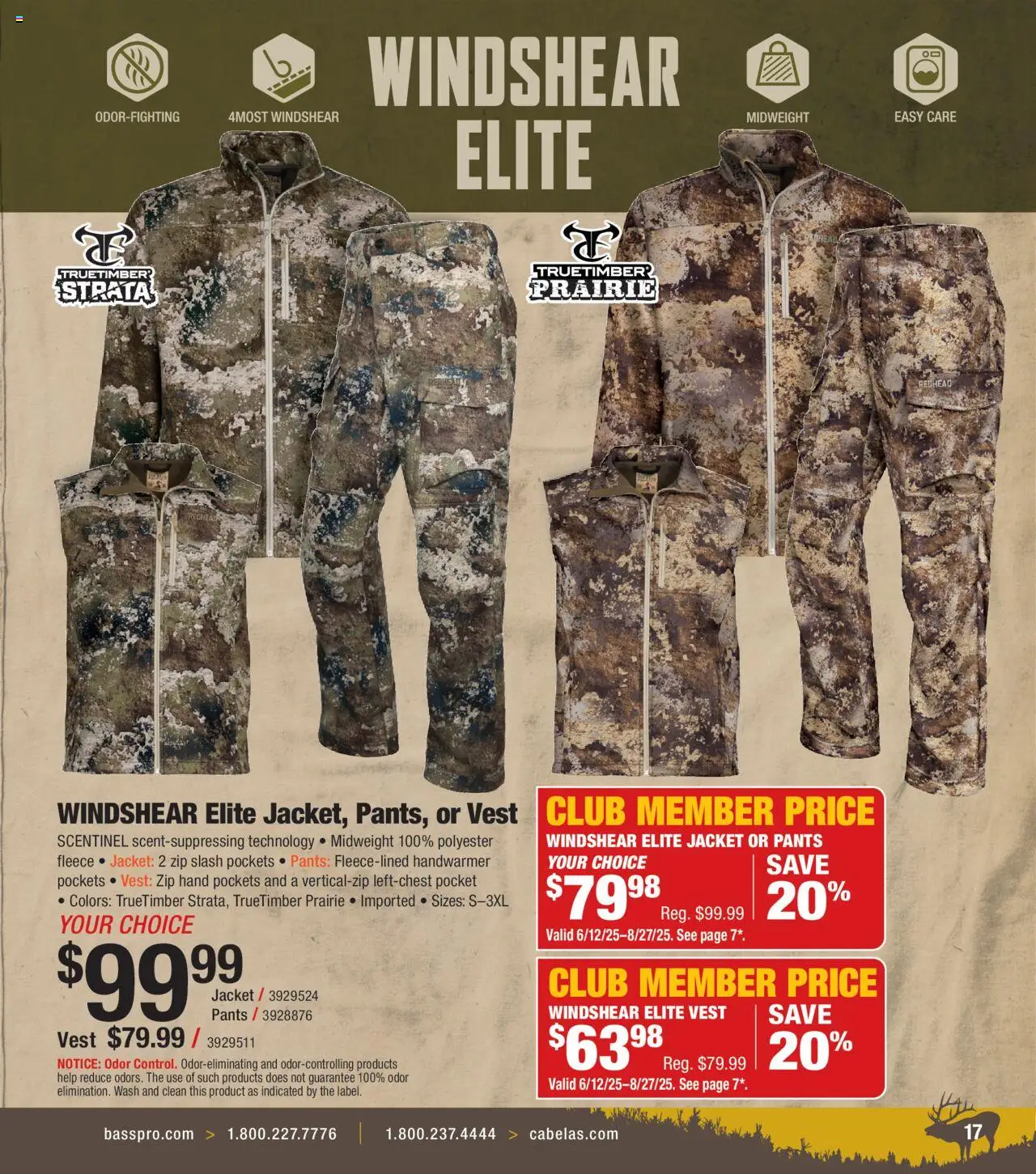 Cabela's Big Game Hunting 25 - valid from 12.06.2025 | Page: 17 | Products: Vest, Jacket, Pants