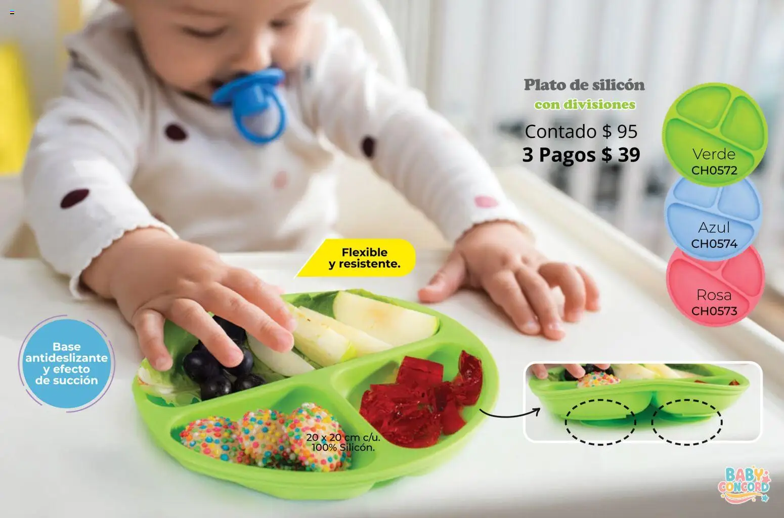 Nuevas ofertas de Colchas Concord válidas en toda la República Mexicana desde el 01.05.2026. ¡Encuentra las mejores ofertas en Colchas Concord catálogo Baby! | Página: 34 | Productos: Flexible