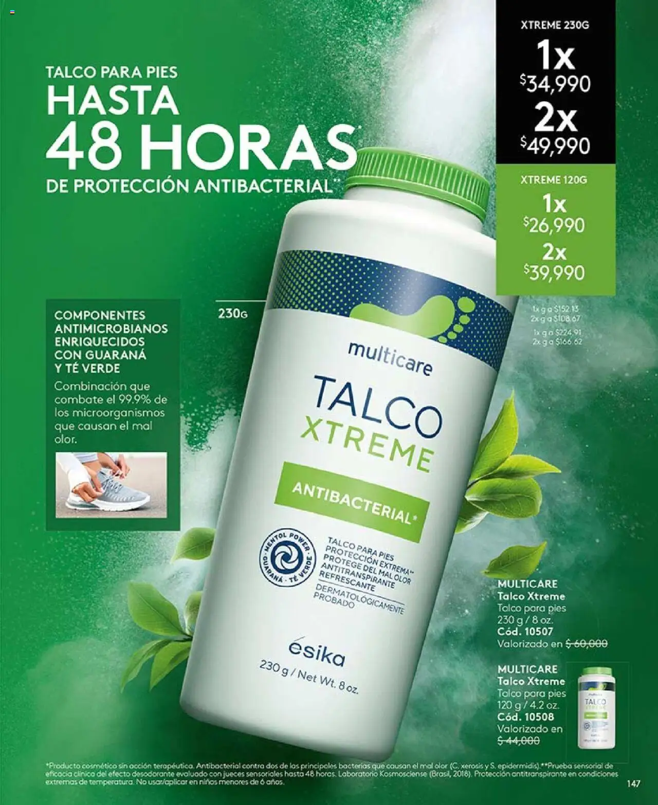 Ésika revista - valida desde el 05.09.2025 | Página: 147 | Productos: Té, Combinación, Desodorante, Antitranspirante