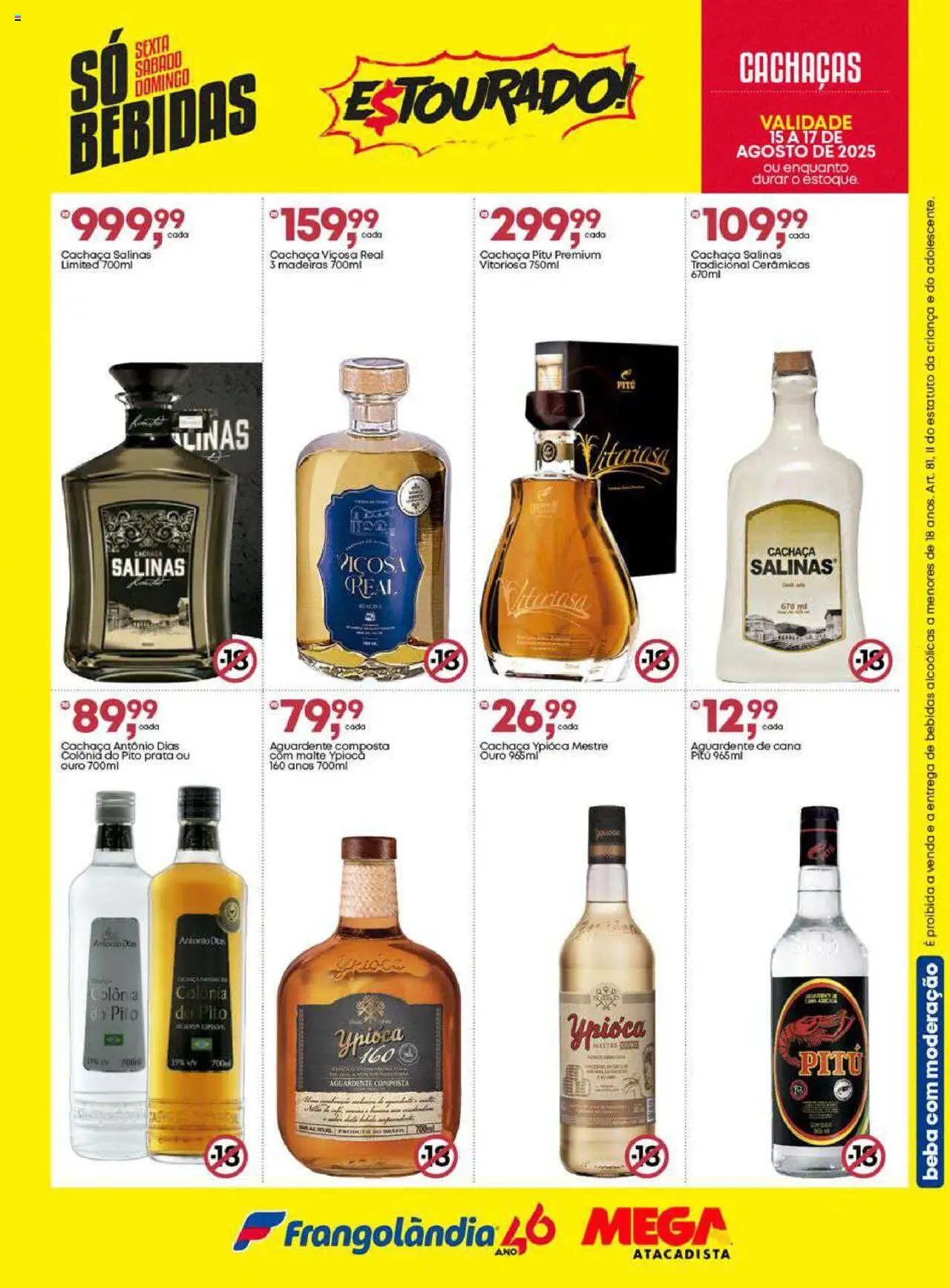 Frangolândia Folheto - válido de 15.08.2025 | Página: 6 | Produtos: Madeiras, Cachaça