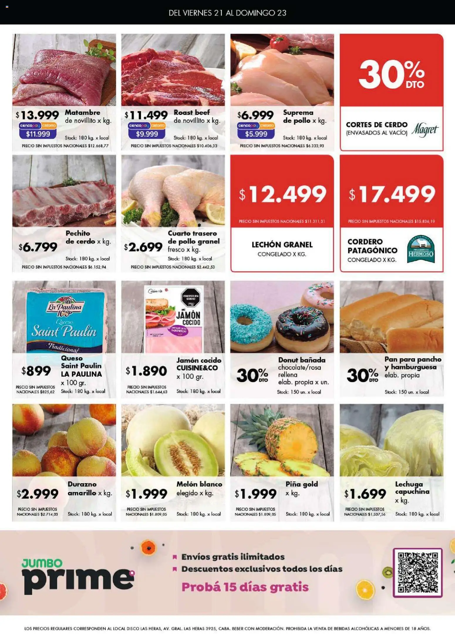 Disco - Ofertas  │ válido desde el 21.11.2025 | Página: 7 | Productos: Pollo, Durazno, Jamón, Cerdo