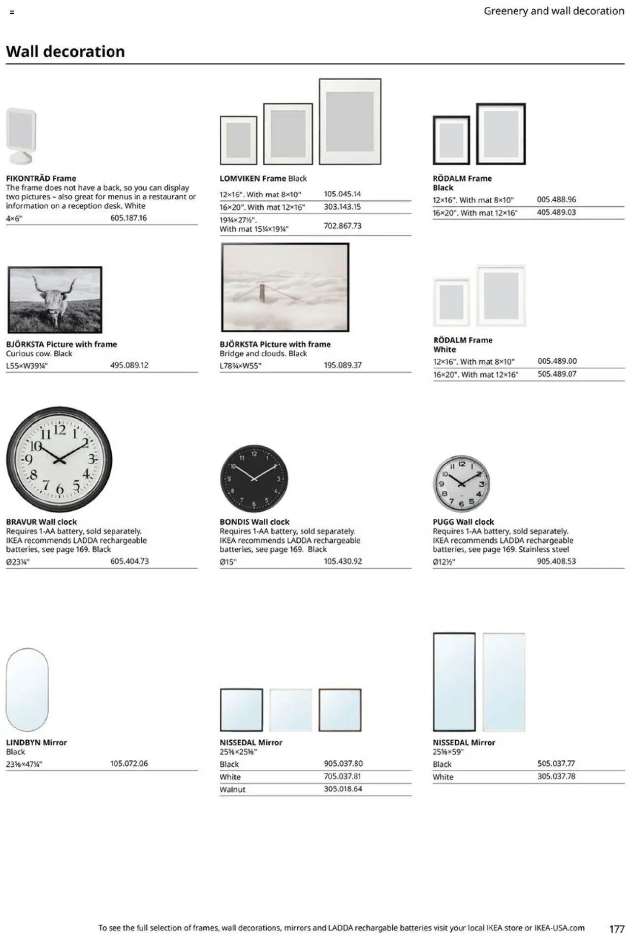 IKEA Office Brochure 2025 - valid from 01.03.2025 | Page: 177 | Products: Mirror