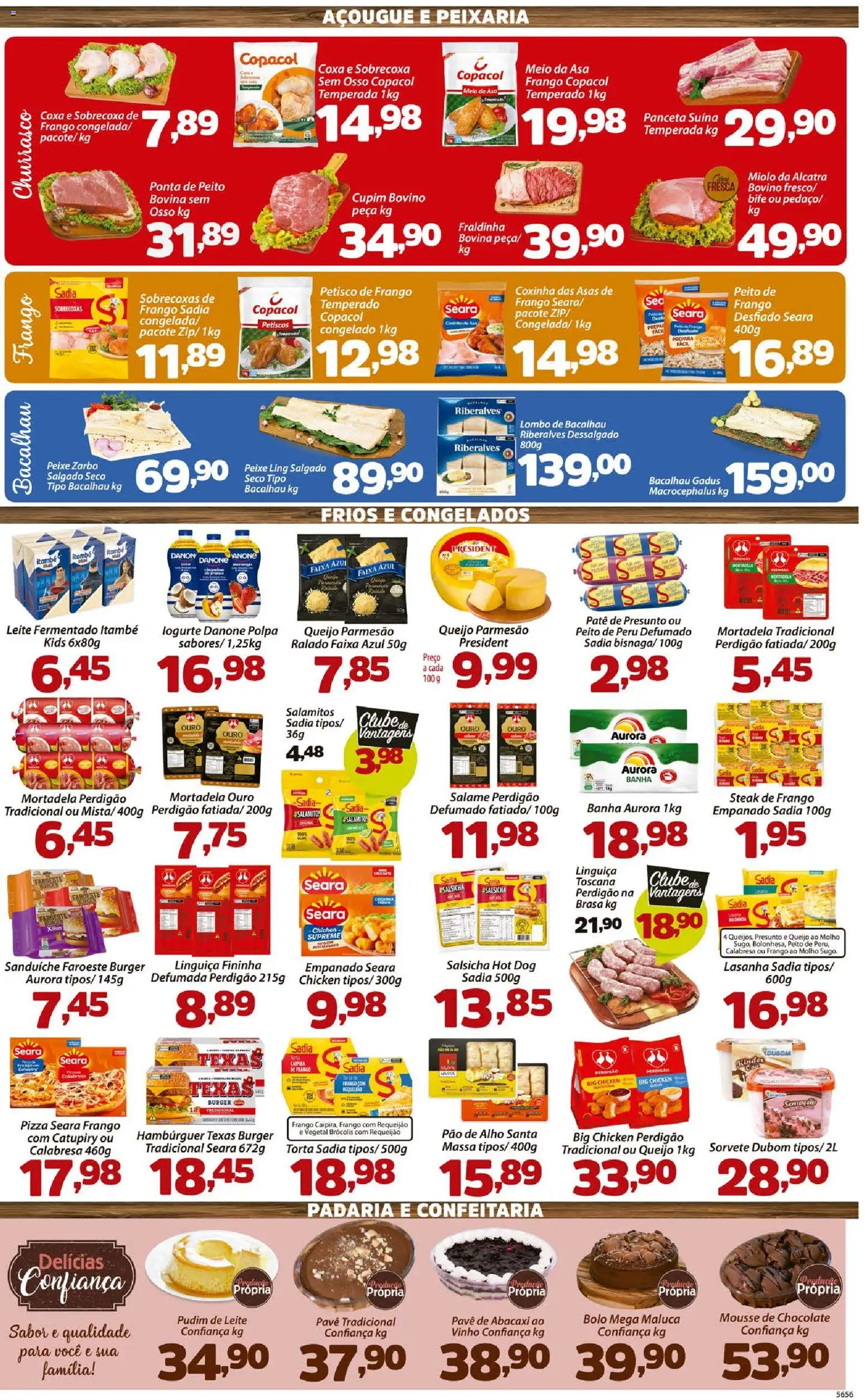 Confiança Folheto - válido de 30.12.2025 | Página: 3 | Produtos: Alho, Bacalhau, Leite, Salame